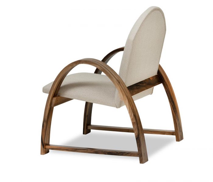 Meuble design Fauteuil -  Armchair "Ellipse" couleur crème