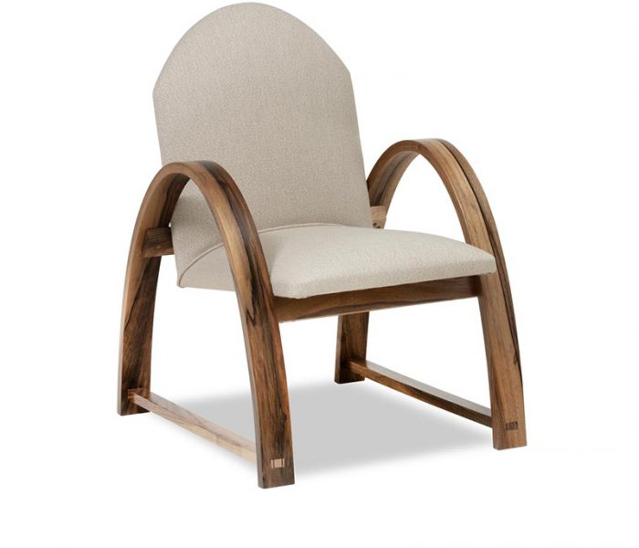 Meuble design Fauteuil - Armchair "Ellipse" couleur crème