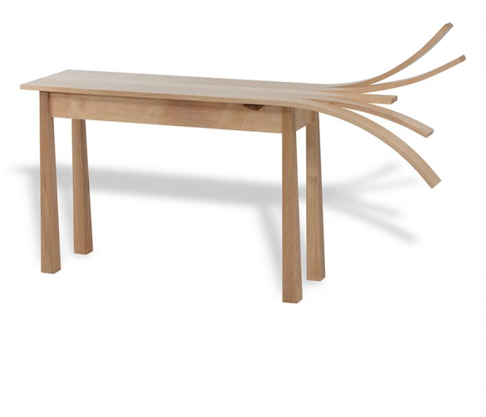 Mobilier Design en bois de frêne - Console "Éclat" - in ash wood