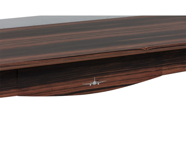 Bureau touch and go ébène de macassar - Touch and go desk ebony - Upcycling