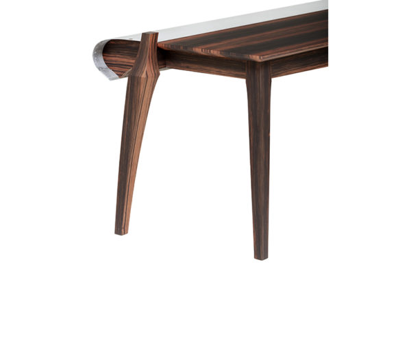 Bureau touch and go ébène de macassar -  Touch and go desk ebony - Upcycling