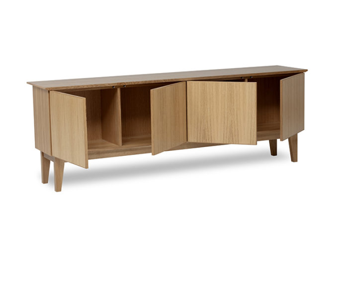 Meuble de rangement en chêne - Oak storage cabinet