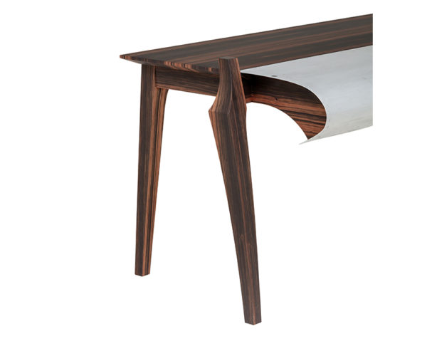 Upcycling - Bureau touch and go ébène de macassar - Touch and go desk ebony 