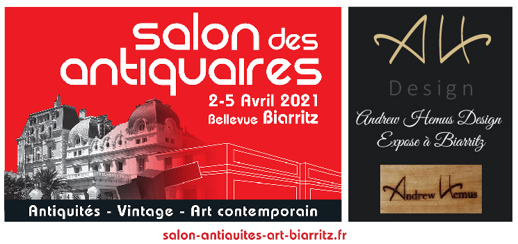 Salon des antiquaires de Biarritz Andrew Hemus Design Expose